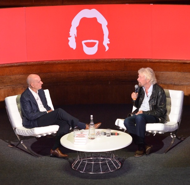 Jeff interviewing Sir Richard Branson