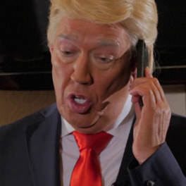 Mike as Trump on the Phone